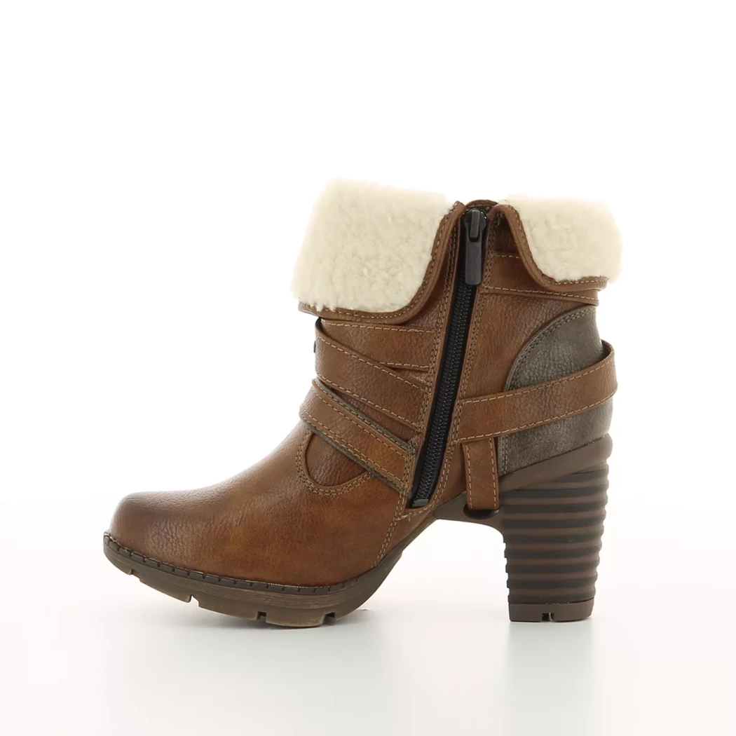 Image (4) de la chaussures Mustang - Boots Cuir naturel / Cognac en Cuir