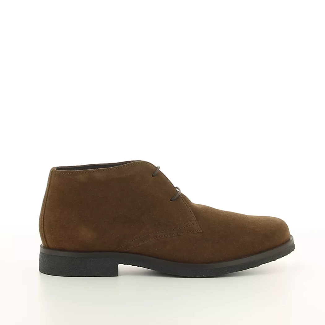 Image (2) de la chaussures Geox - Bottines Cuir naturel / Cognac en Cuir nubuck