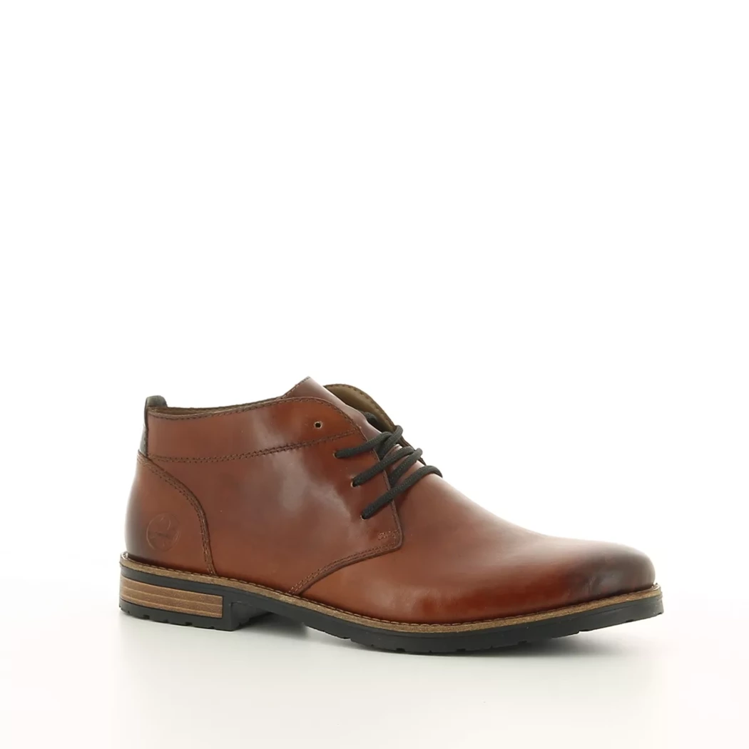 Image (1) de la chaussures Rieker - Bottines Cuir naturel / Cognac en Cuir