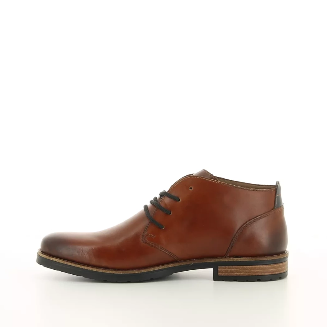 Image (4) de la chaussures Rieker - Bottines Cuir naturel / Cognac en Cuir