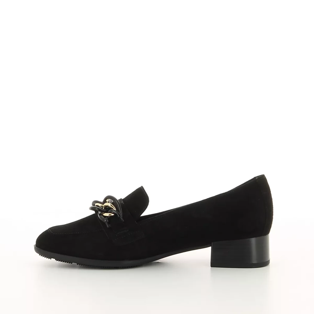 Image (4) de la chaussures Gabor - Mocassins Noir en Cuir nubuck