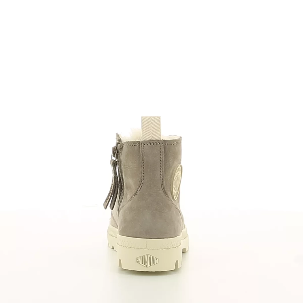 Image (3) de la chaussures Palladium - Bottines Taupe en Cuir nubuck