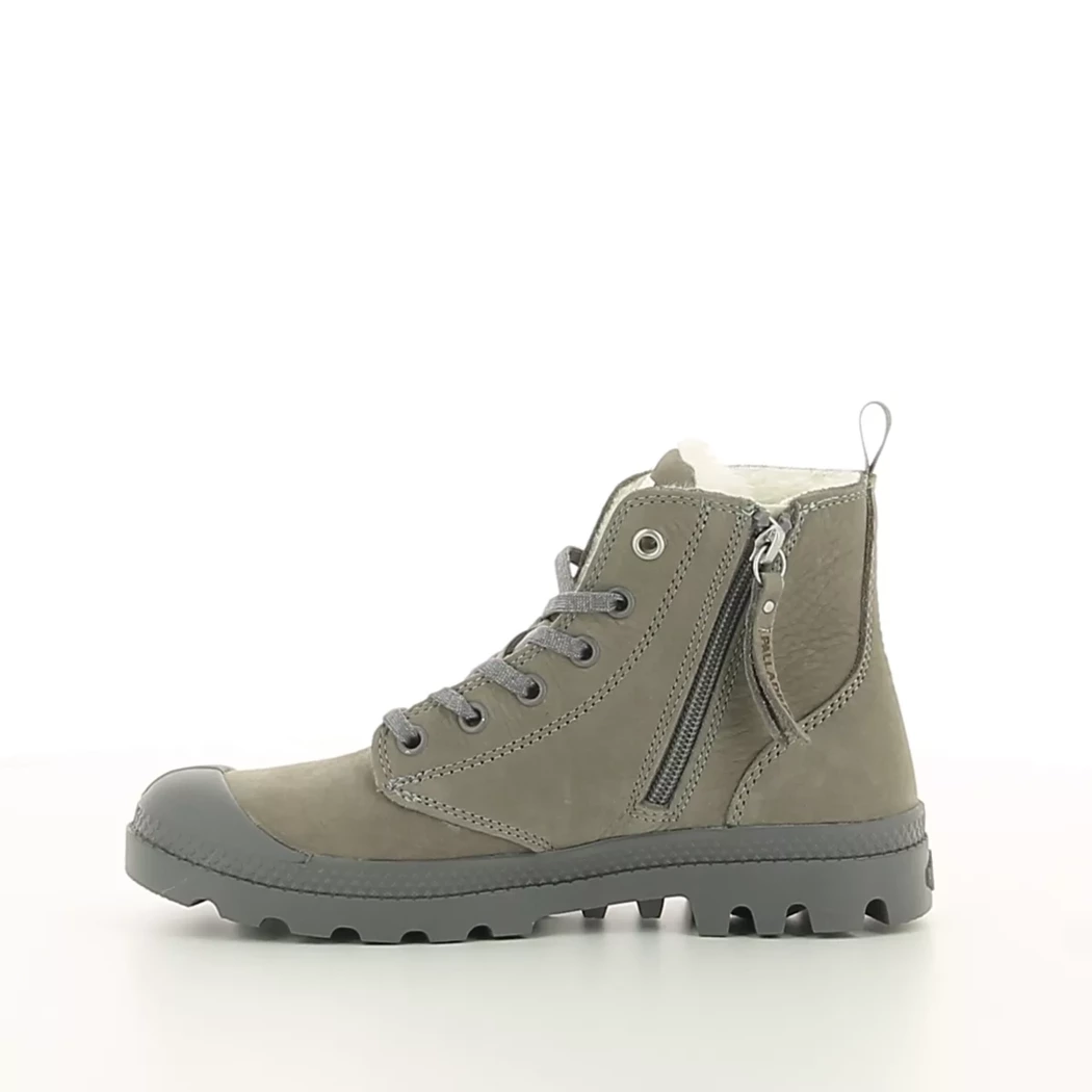 Image (4) de la chaussures Palladium - Bottines Gris en Cuir nubuck