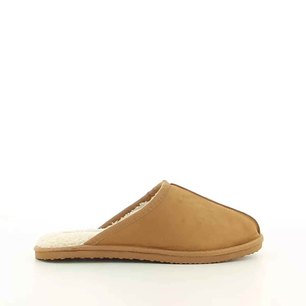 Image (2) de la chaussures Jack & Jones - Pantoufles et Chaussons Cuir naturel / Cognac en Cuir nubuck