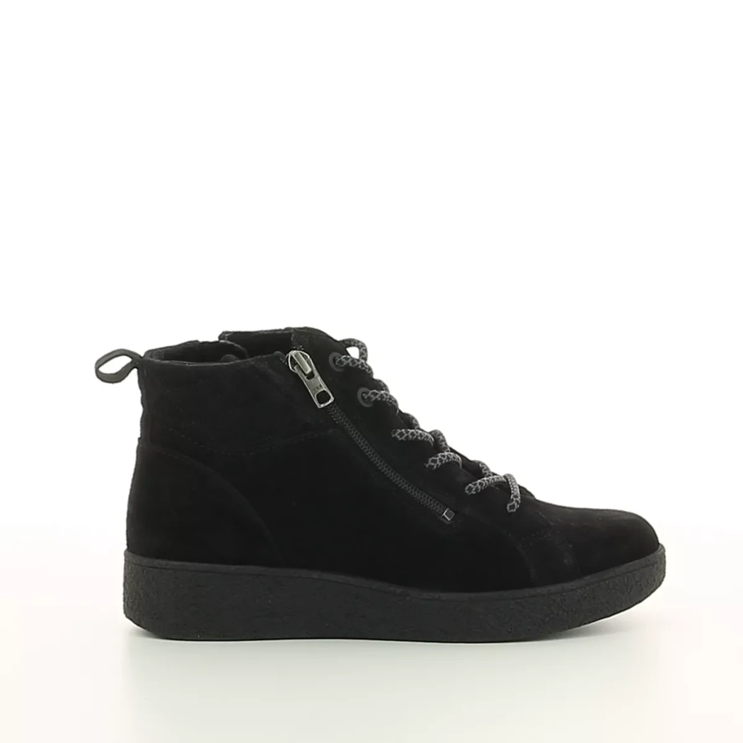 Image (2) de la chaussures Sens - Bottines Noir en Cuir nubuck