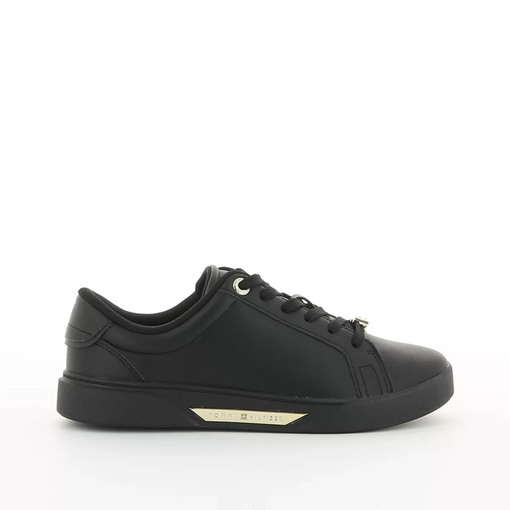 Image (2) de la chaussures Tommy Hilfiger - Baskets Noir en Cuir