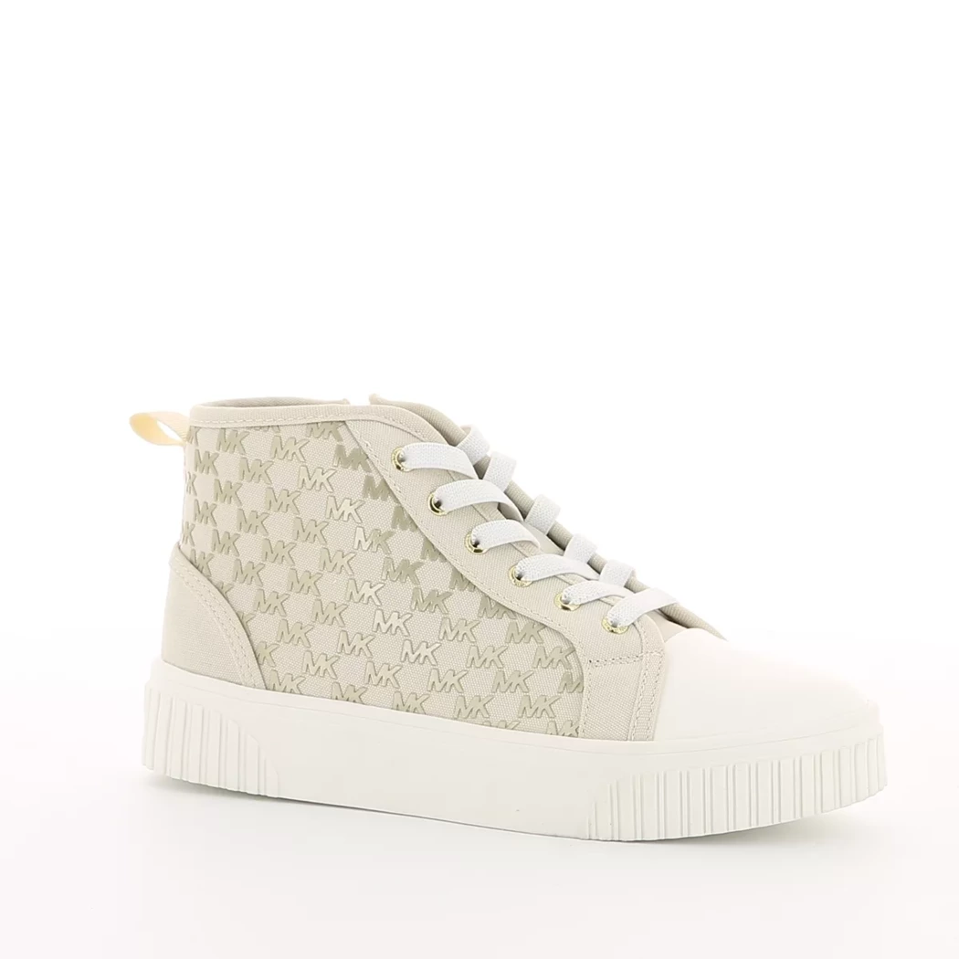 Image (1) de la chaussures Michael Kors Kids - Baskets Beige en Textile