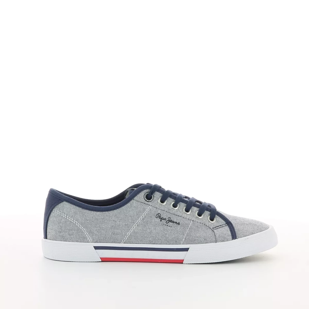 Image (2) de la chaussures Pepe Jeans - Baskets Bleu en Textile