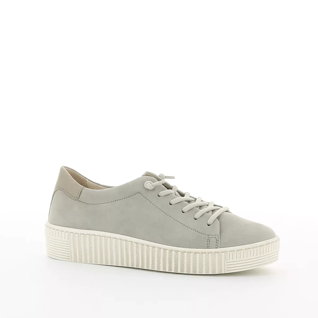 Image (1) de la chaussures Gabor - Baskets Taupe en Cuir nubuck