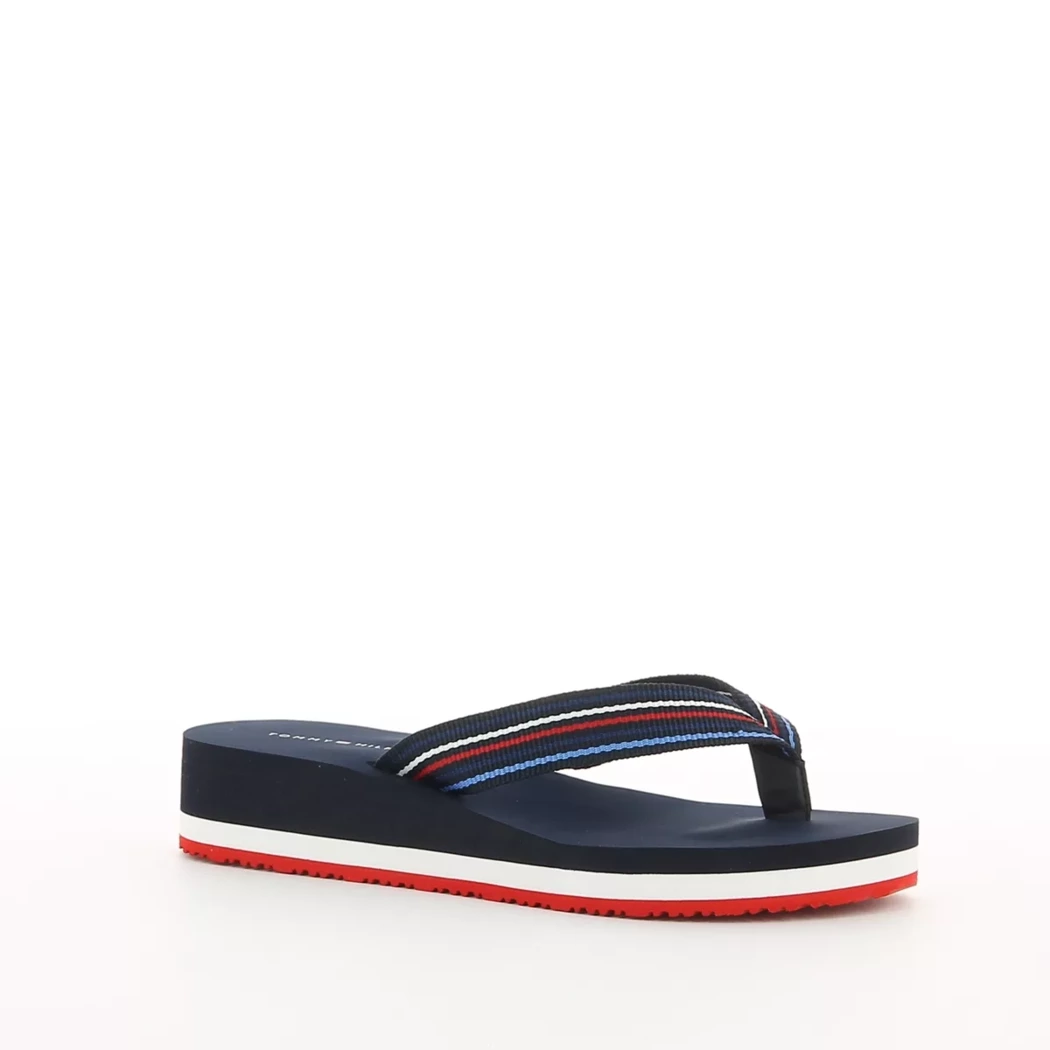 Image (1) de la chaussures Tommy Hilfiger - Tongs et Plage Bleu en Textile