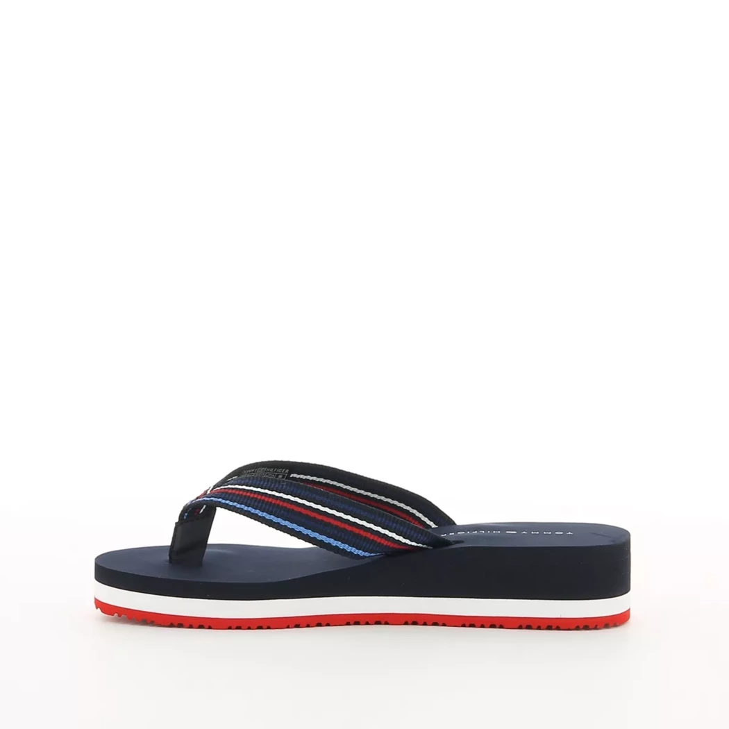 Image (4) de la chaussures Tommy Hilfiger - Tongs et Plage Bleu en Textile