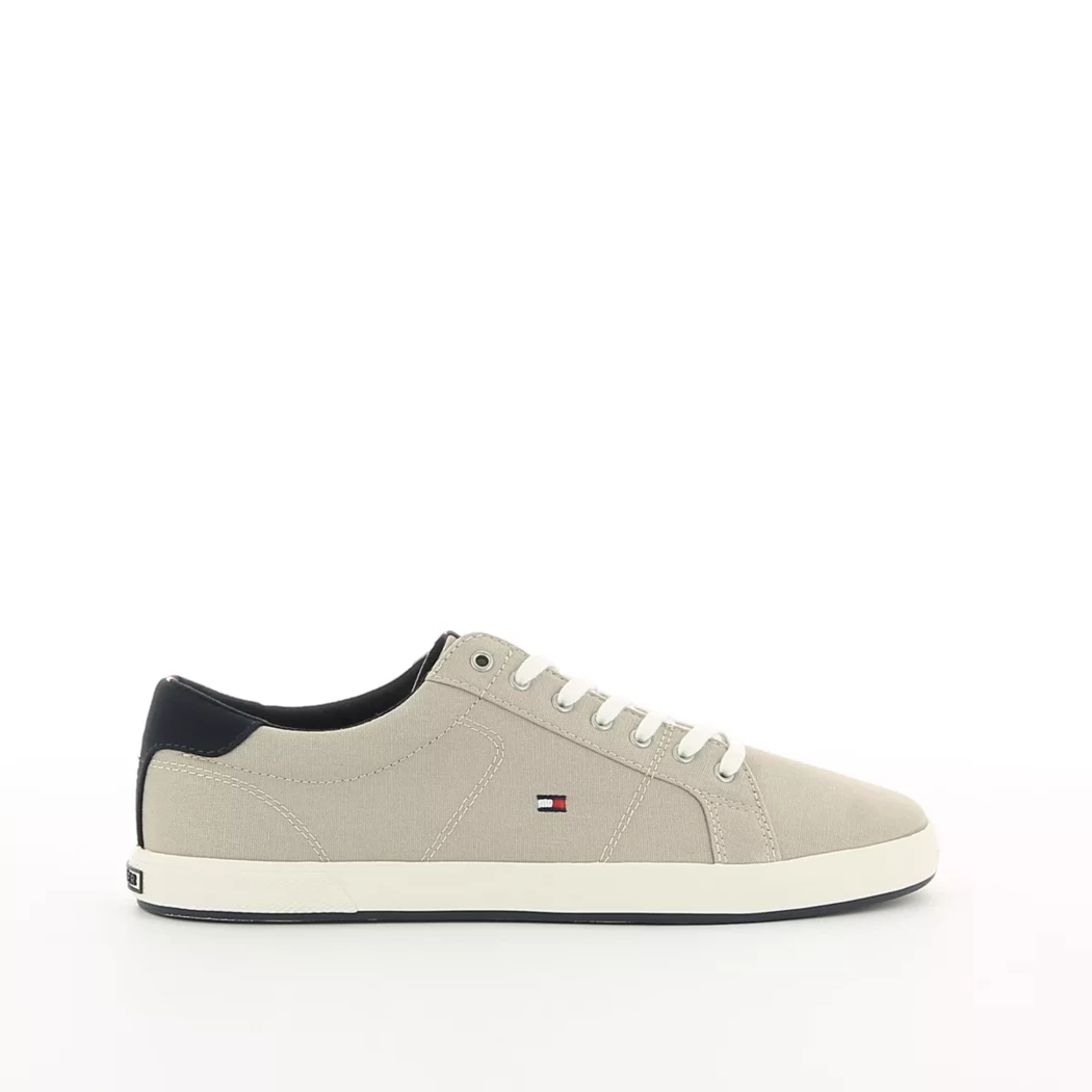 Image (2) de la chaussures Tommy Hilfiger - Baskets Beige en Textile