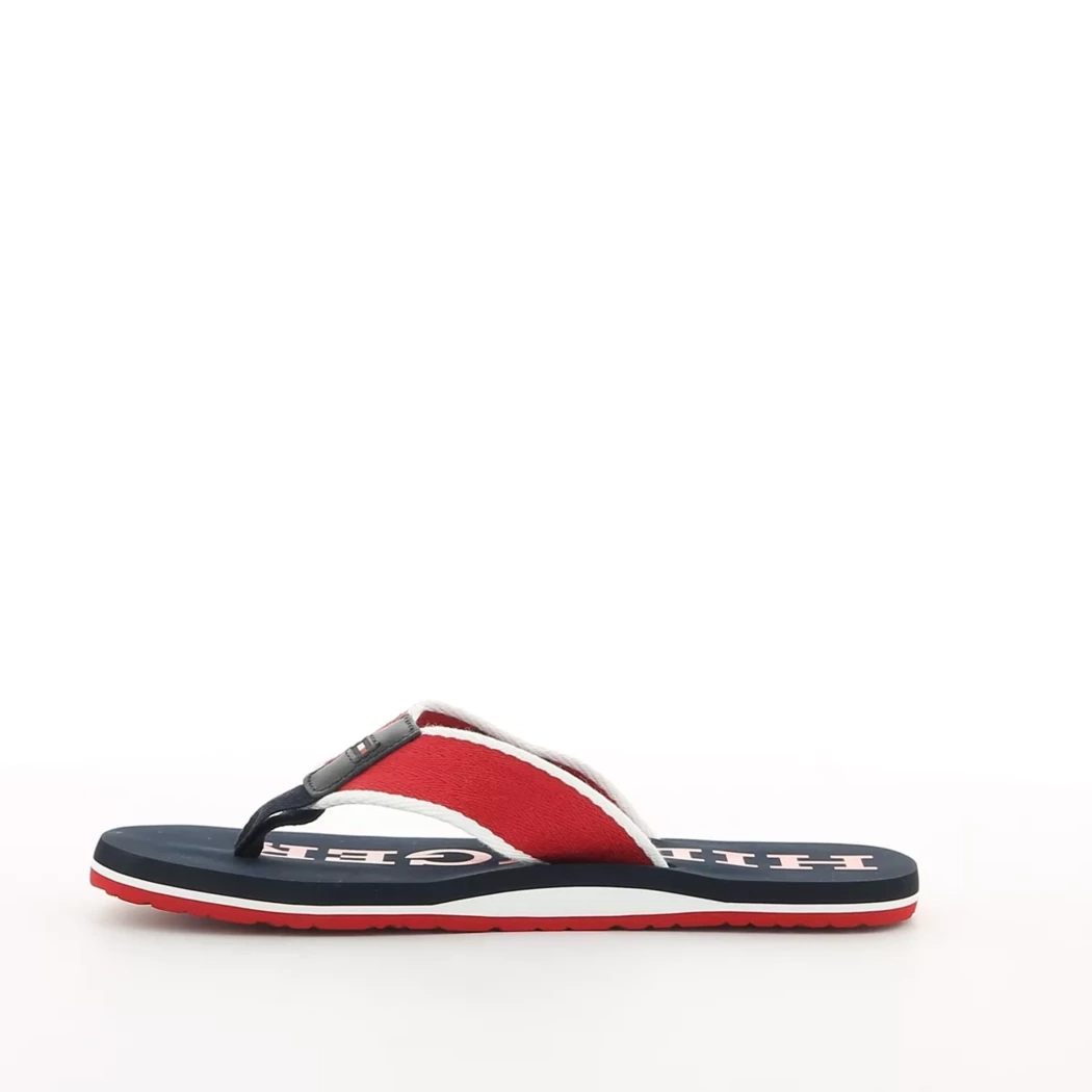 Image (4) de la chaussures Tommy Hilfiger - Tongs et Plage Rouge en Textile