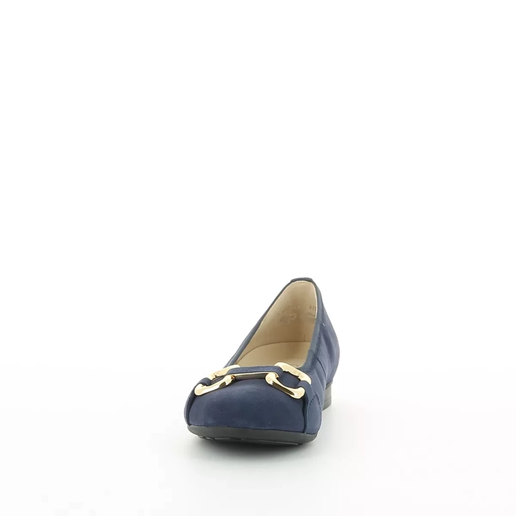 Image (5) de la chaussures Gabor - Ballerines Bleu en Cuir nubuck