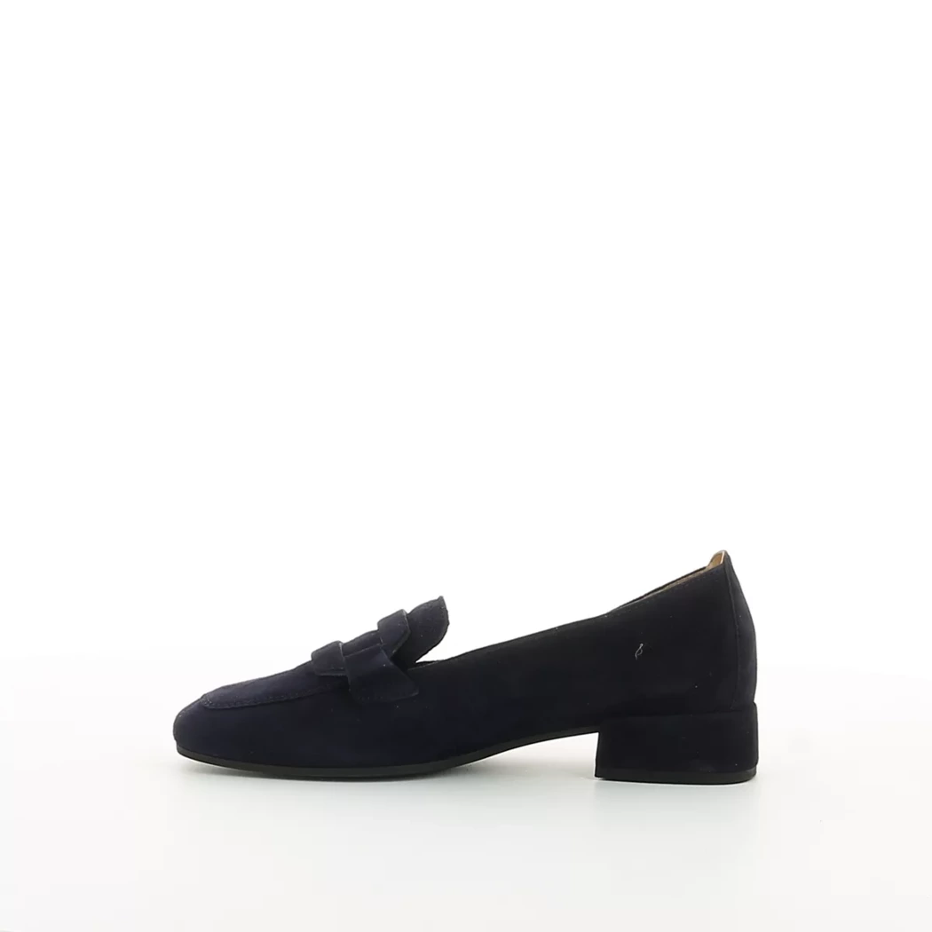 Image (4) de la chaussures Gabor - Mocassins Bleu en Cuir nubuck