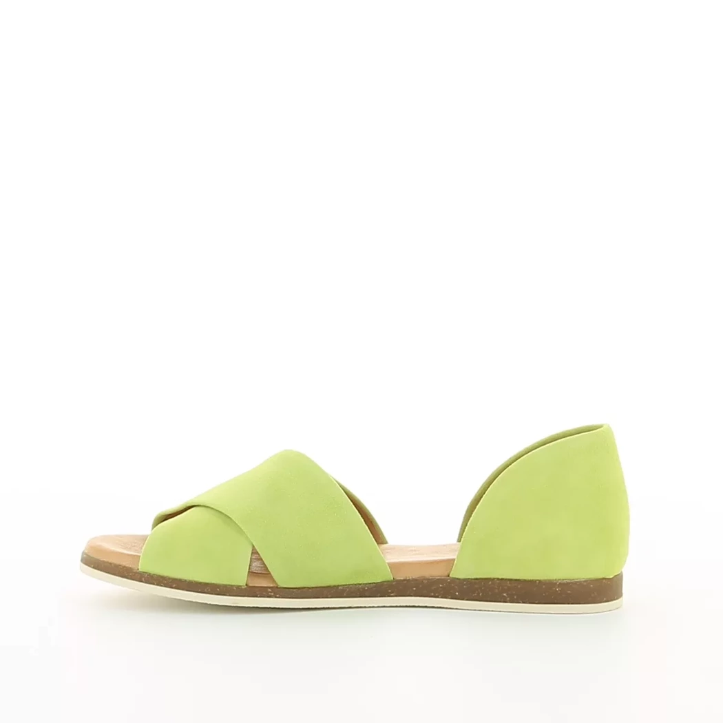 Image (4) de la chaussures Apple of Eden - Sandales et Nu-Pieds Vert en Cuir nubuck