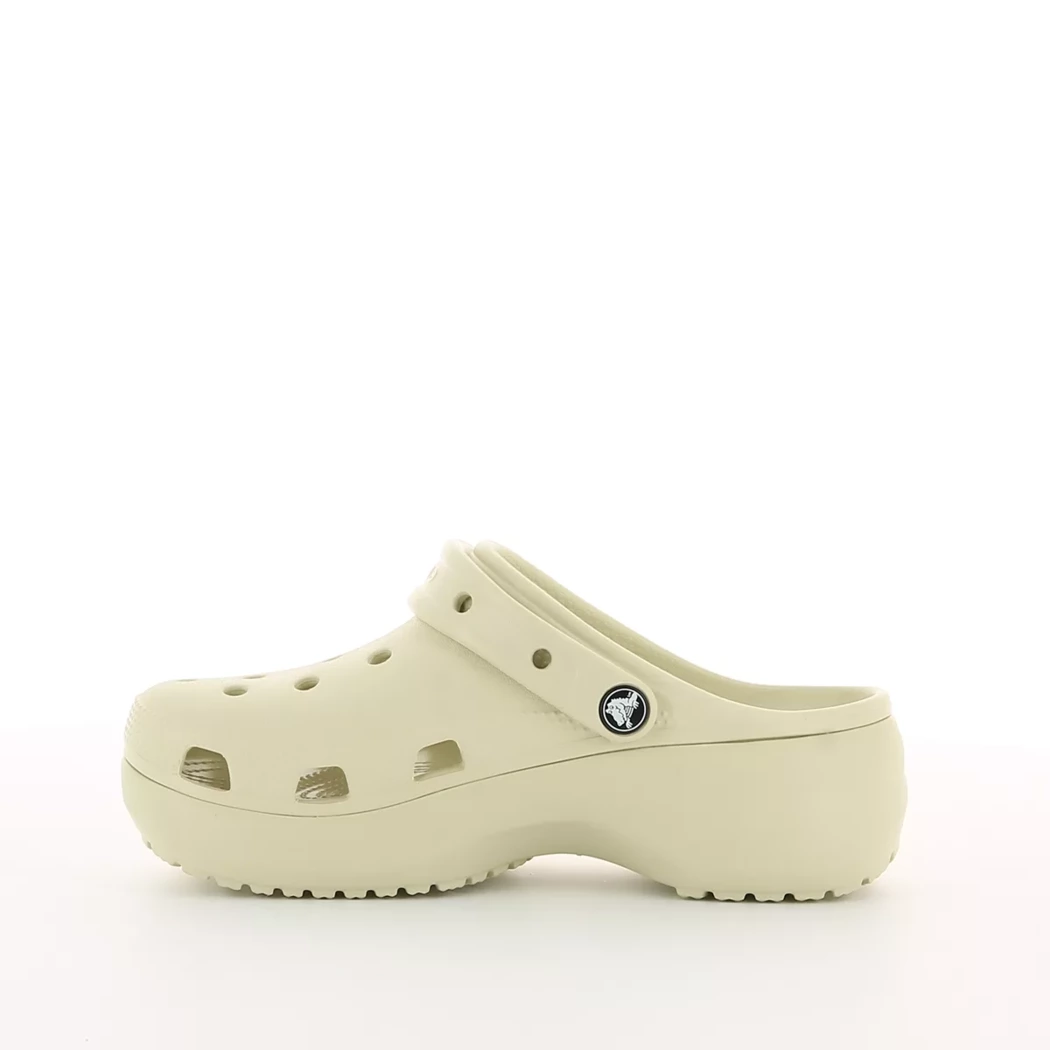 Image (4) de la chaussures Crocs - Mules et Sabots Beige en Caoutchouc