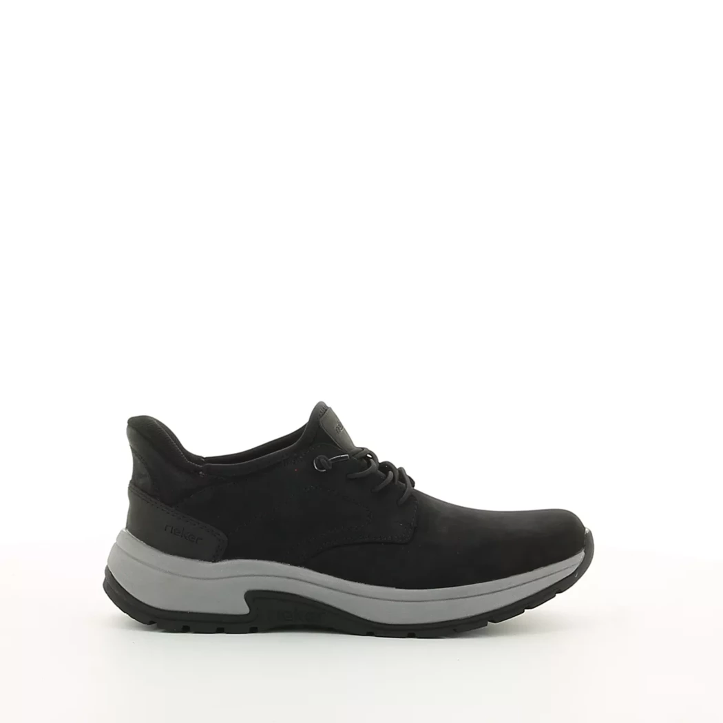 Image (2) de la chaussures Rieker - Baskets Noir en Cuir nubuck