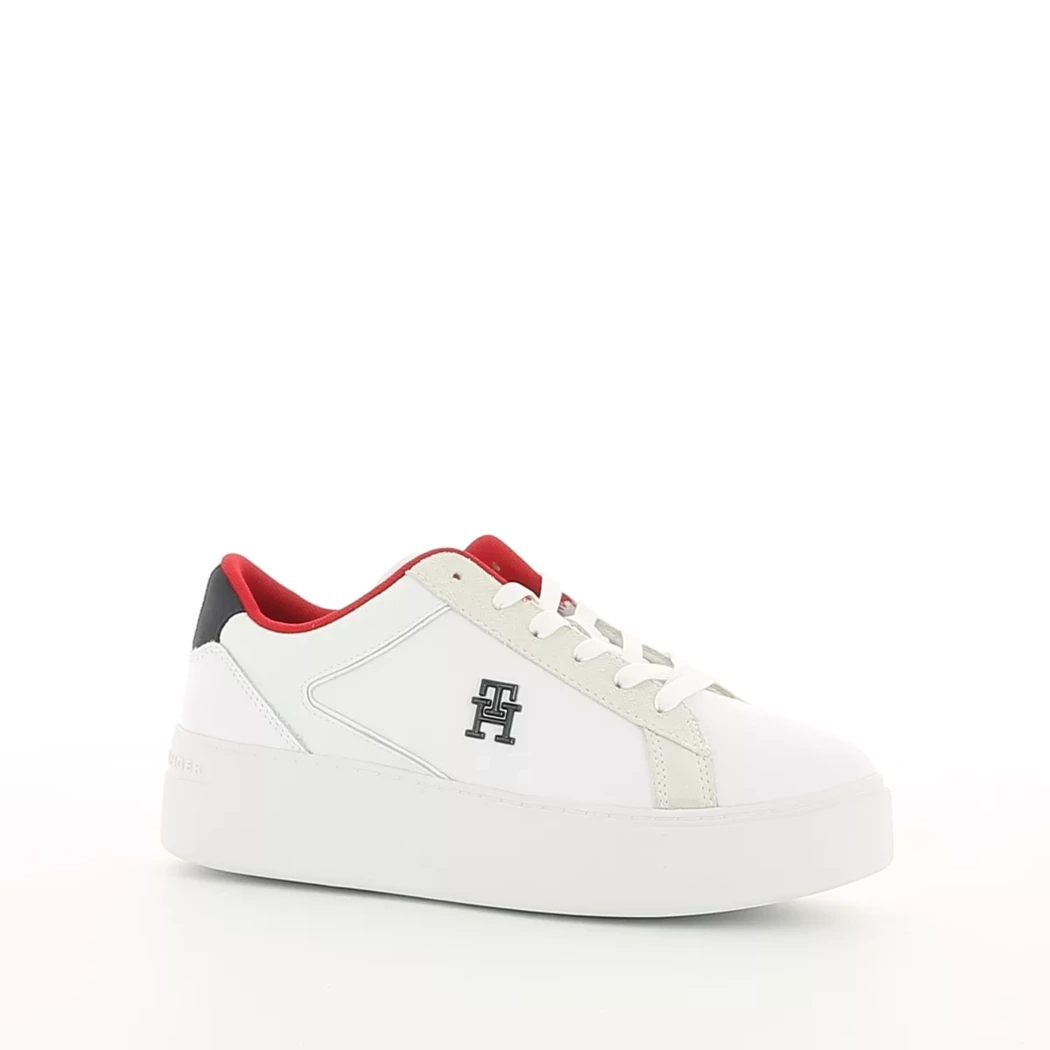 Image (1) de la chaussures Tommy Hilfiger - Baskets Blanc en Cuir