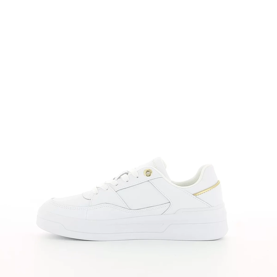 Image (4) de la chaussures Tommy Hilfiger - Baskets Blanc en Cuir