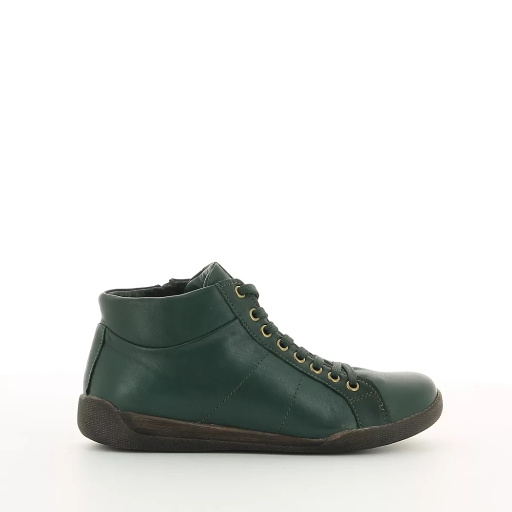 Image (2) de la chaussures Andrea Conti - Bottines Vert en Cuir