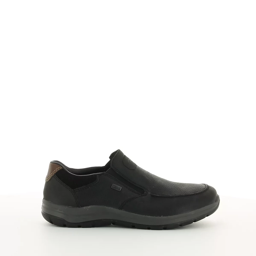 Image (2) de la chaussures Rieker - Mocassins Noir en Cuir