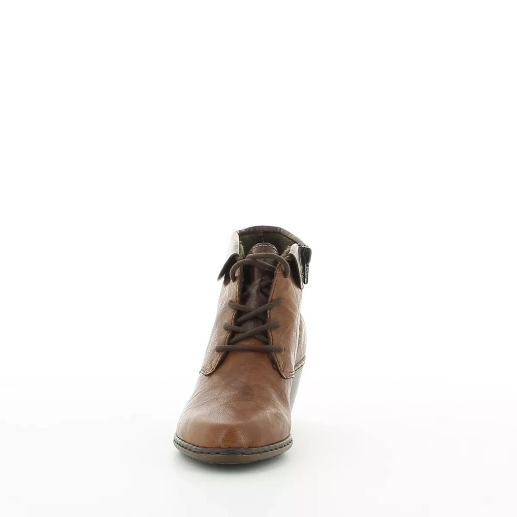 Image (5) de la chaussures Rieker - Bottines Cuir naturel / Cognac en Cuir