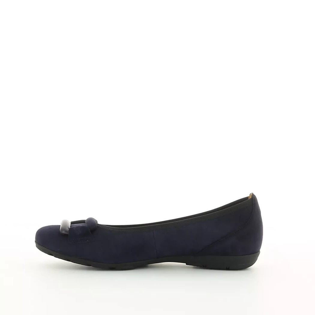 Image (4) de la chaussures Gabor - Ballerines Bleu en Cuir nubuck