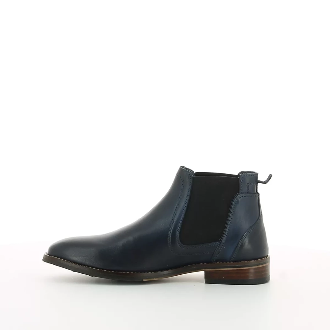 Image (4) de la chaussures Thomas Strenton - Boots Bleu en Cuir