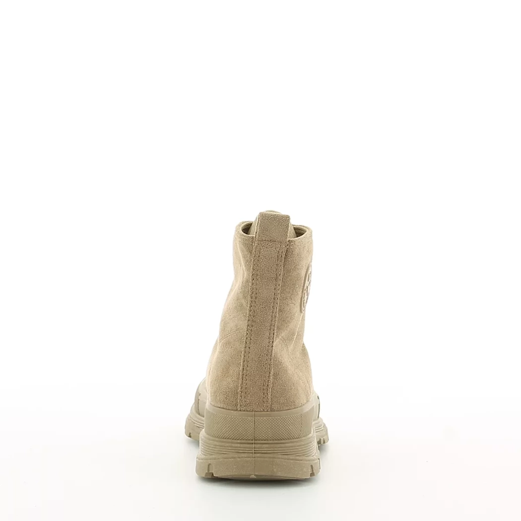 Image (3) de la chaussures Les petites bombes - Bottines Taupe en Textile