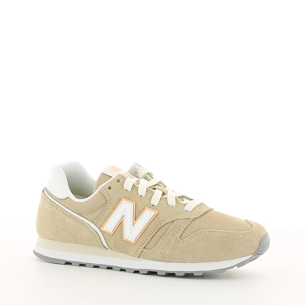 Image (1) de la chaussures New Balance - Baskets Cuir naturel / Cognac en Cuir nubuck