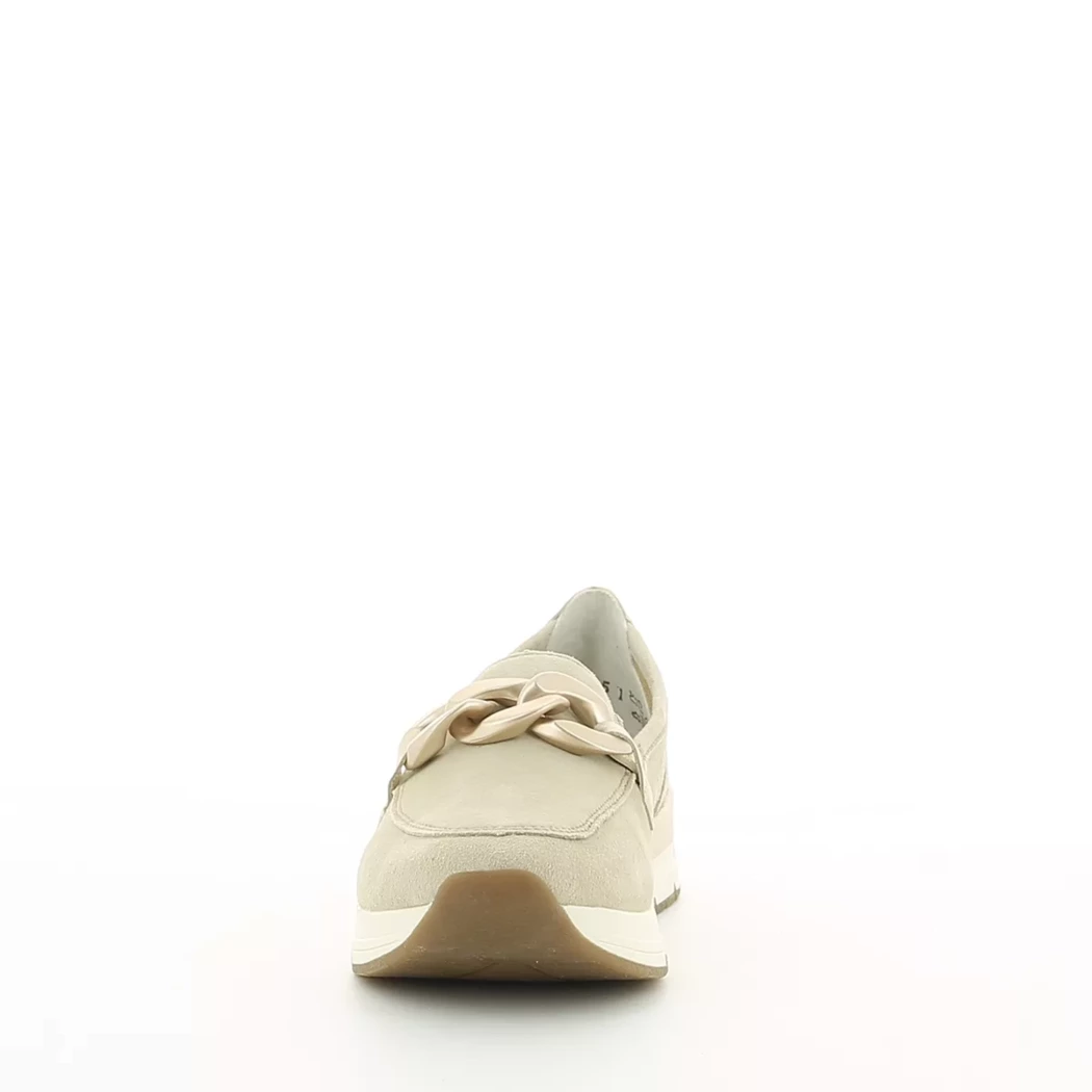 Image (5) de la chaussures Rieker - Mocassins Beige en Cuir nubuck