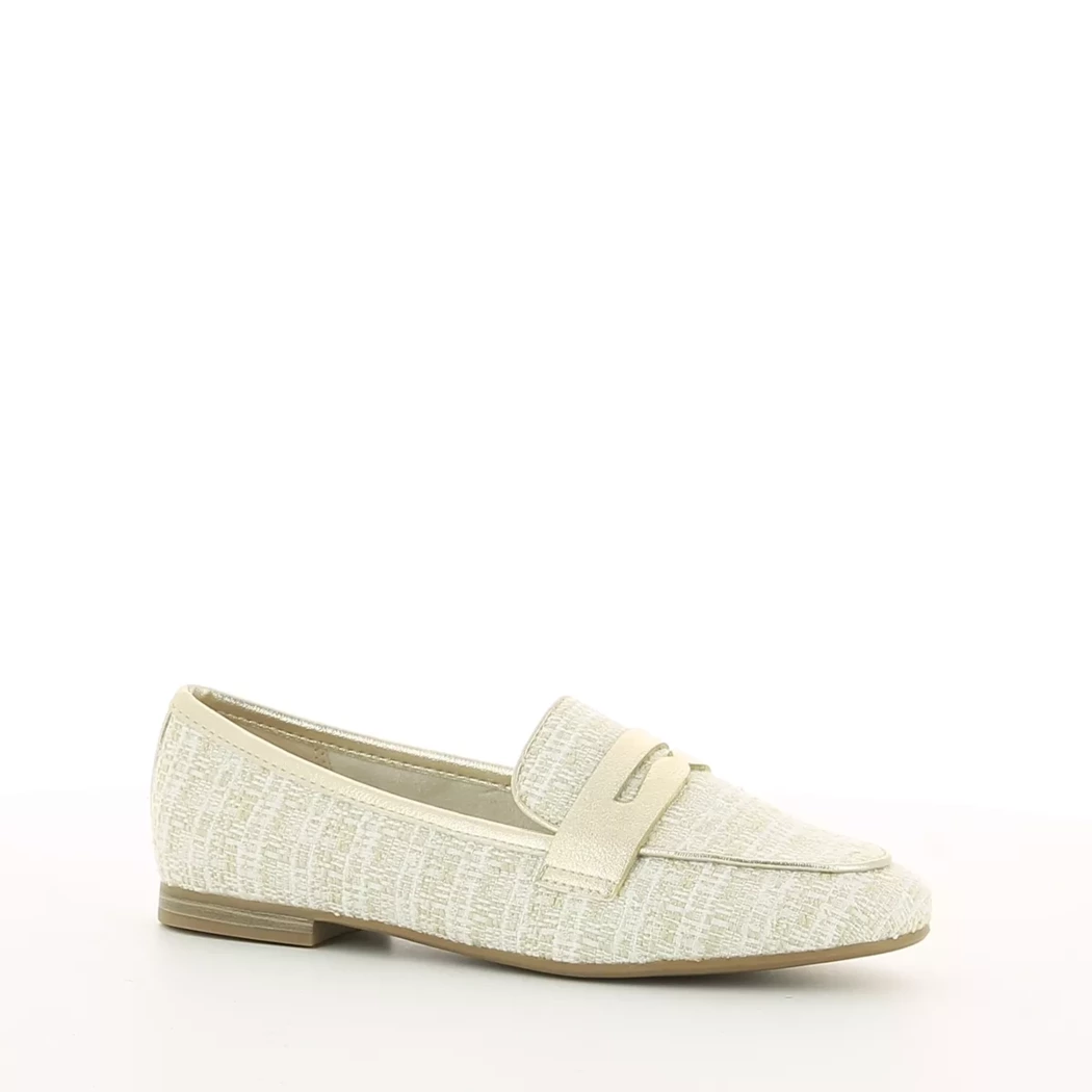 Image (1) de la chaussures Marco Tozzi - Mocassins Beige en Textile