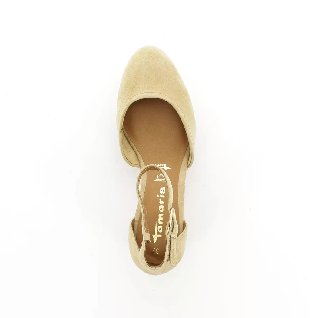 Image (6) de la chaussures Tamaris - Escarpins Taupe en Cuir nubuck