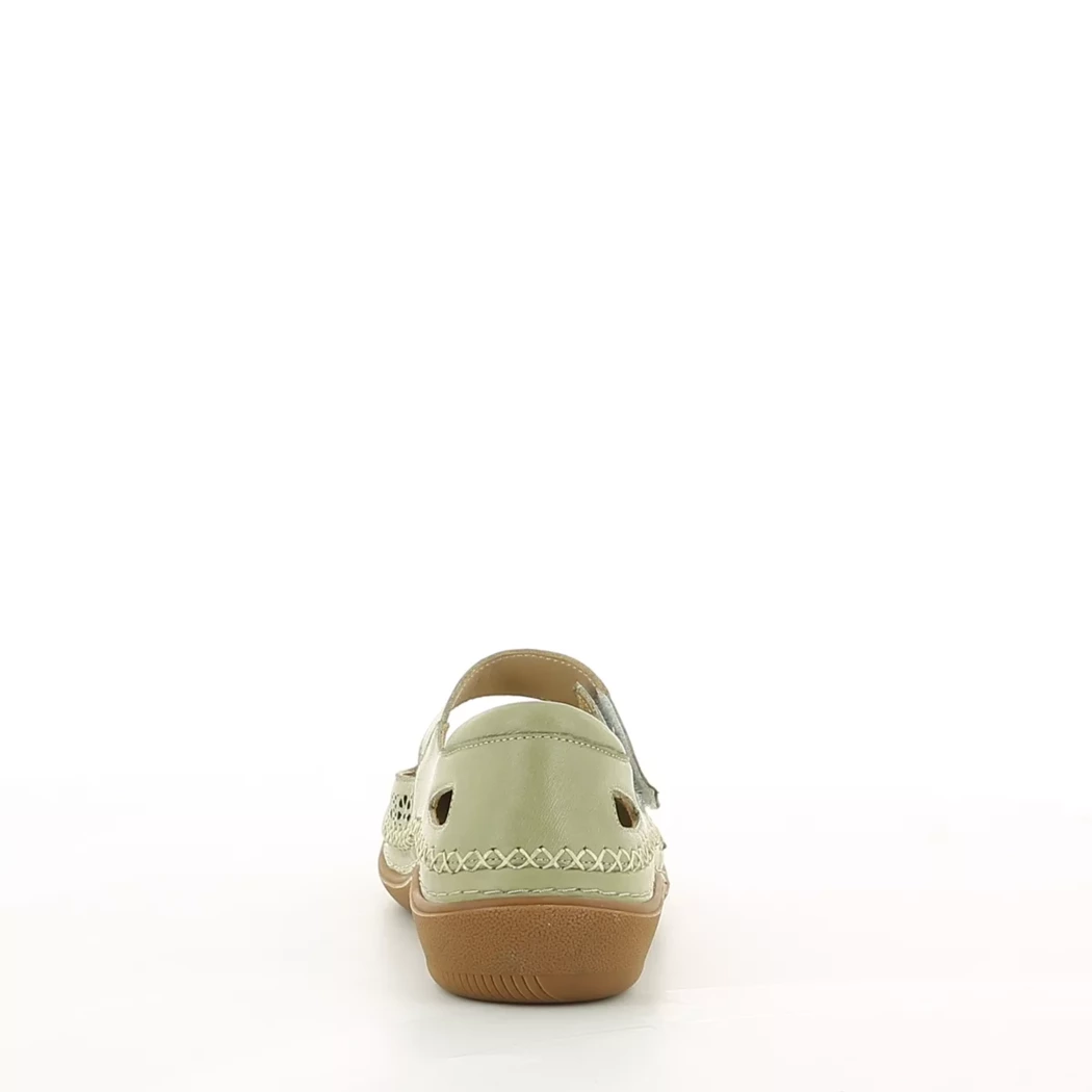 Image (3) de la chaussures Cosmos Comfort - Ballerines Vert en Cuir