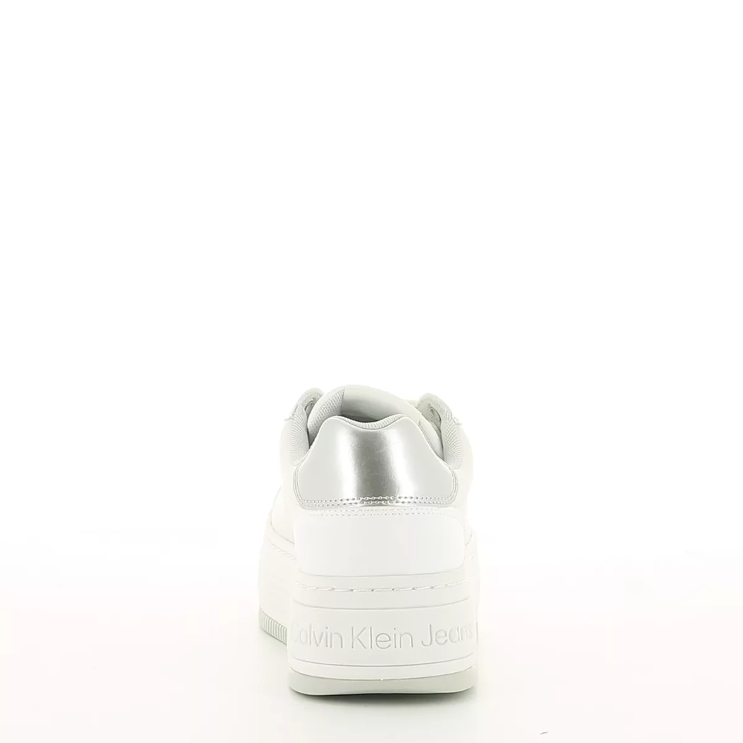 Image (3) de la chaussures Calvin Klein - Baskets Blanc en Cuir