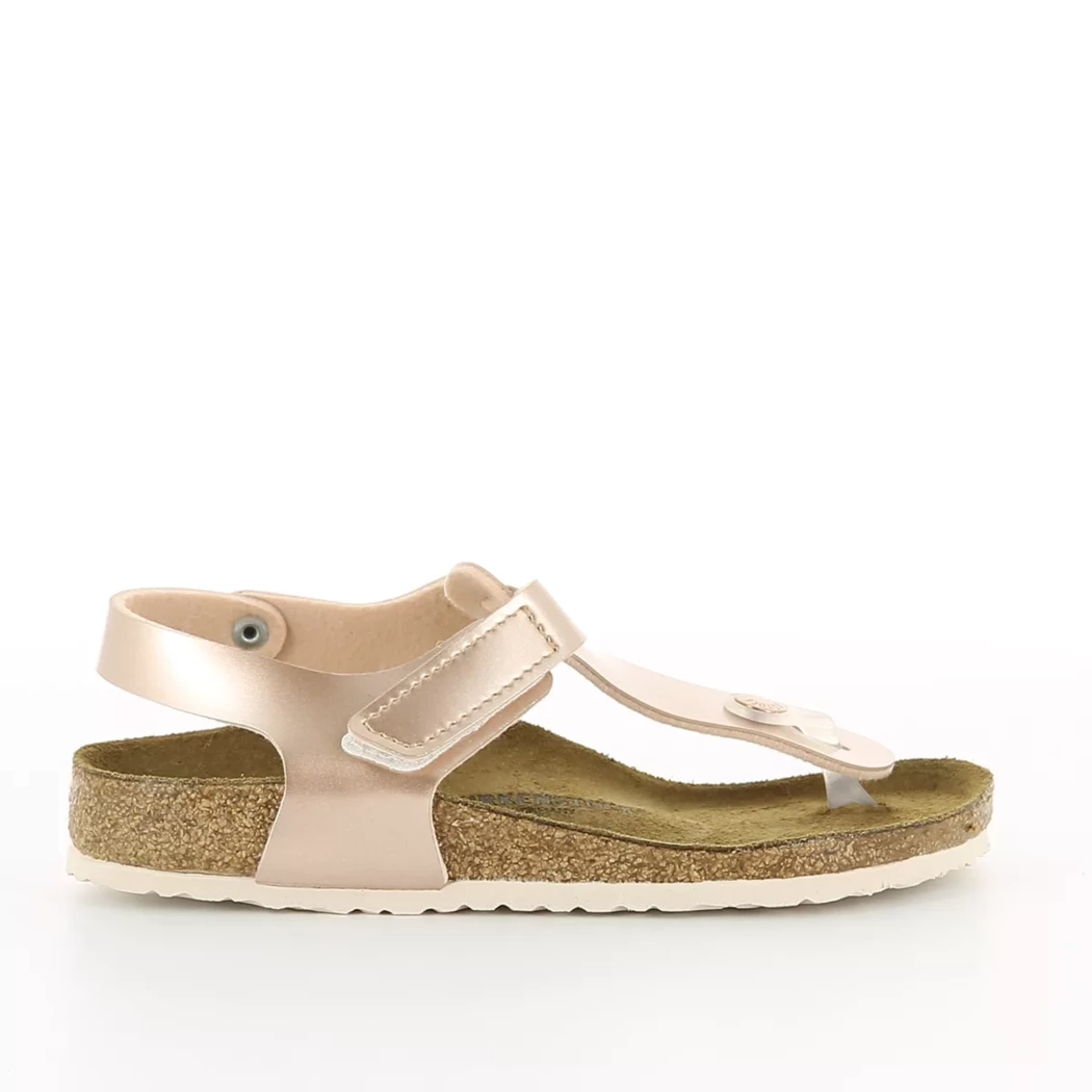 Image (2) de la chaussures Birkenstock - Sandales et Nu-Pieds Rose en Cuir synthétique