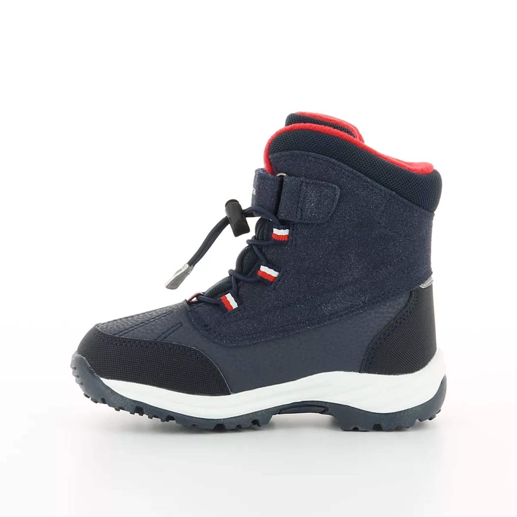 Image (4) de la chaussures Tommy Hilfiger - Bottes en caoutchouc Bleu en Cuir synthétique