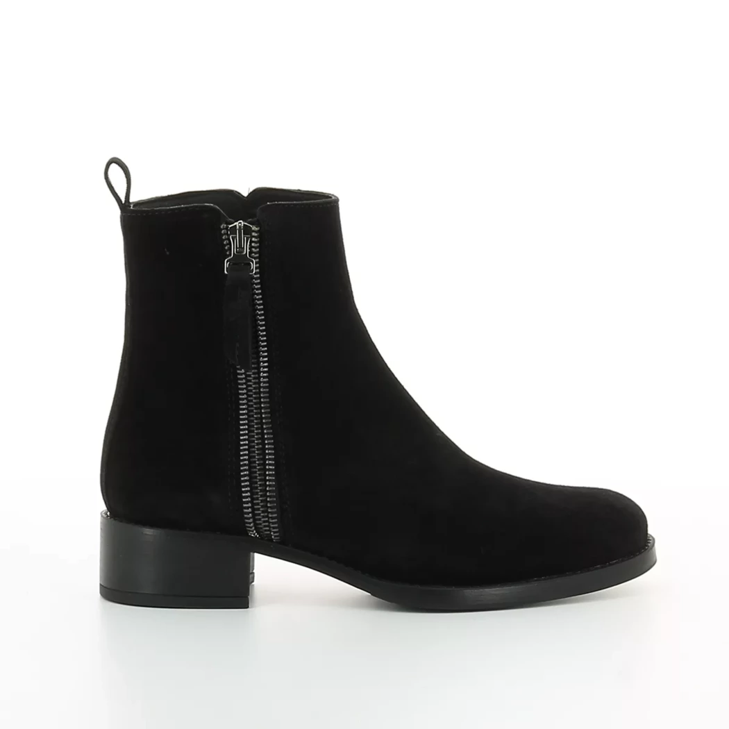 Image (2) de la chaussures Alpe - Boots Noir en Cuir nubuck