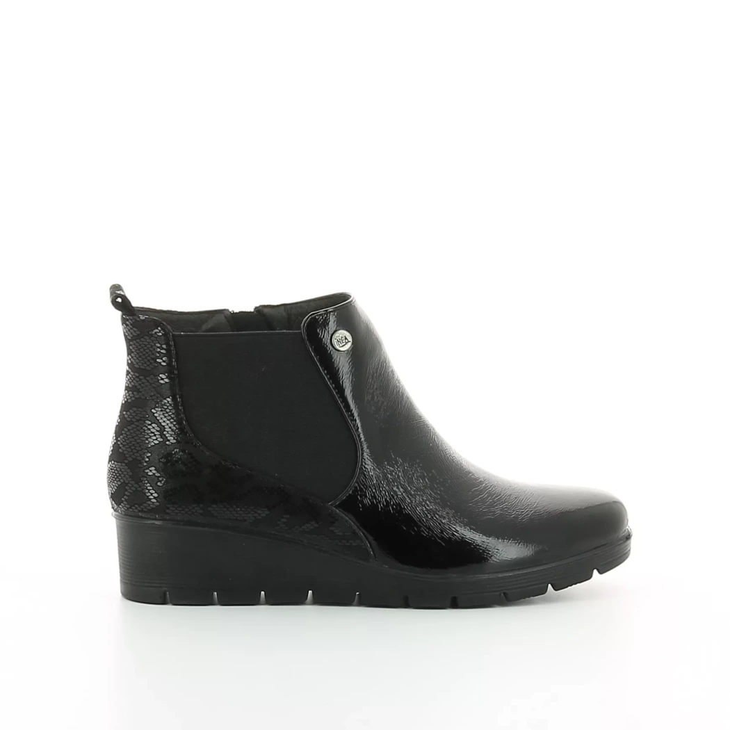 Image (2) de la chaussures Inea - Boots Noir en Cuir vernis