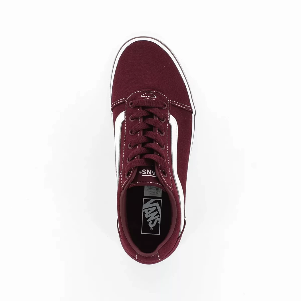 Image (6) de la chaussures Vans - Baskets Bordeaux en Textile