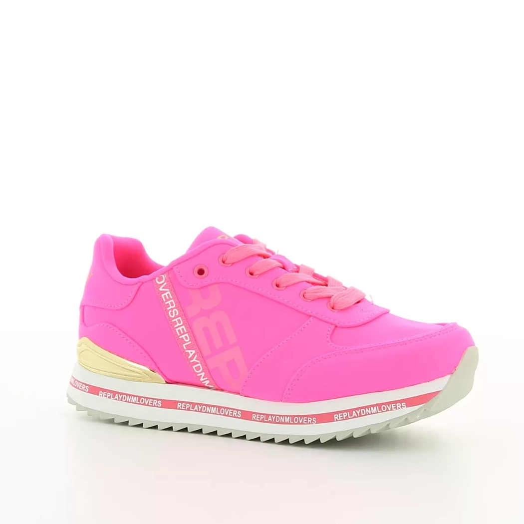 Image (1) de la chaussures Replay - Baskets Rose en Nylon