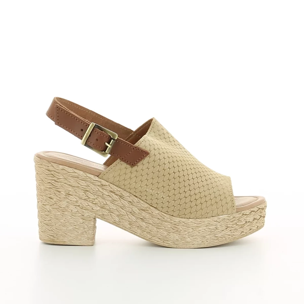 Image (2) de la chaussures Margarita Mariotti - Sandales et Nu-Pieds Taupe en Cuir nubuck