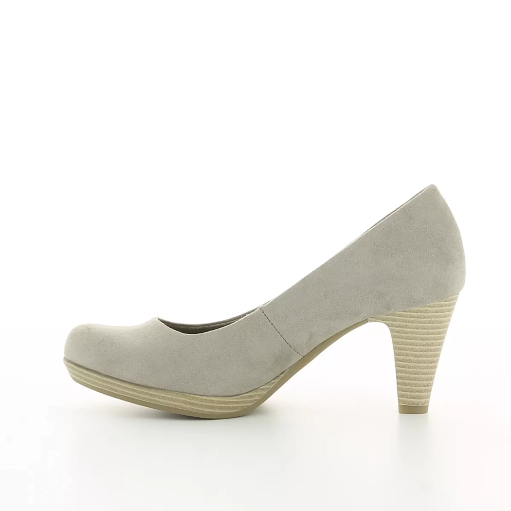 Image (4) de la chaussures Marco Tozzi - Escarpins Taupe en Cuir synthétique