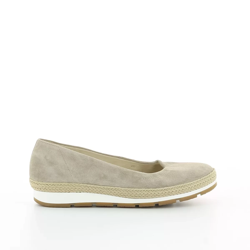 Image (2) de la chaussures Gabor - Escarpins Taupe en Cuir nubuck