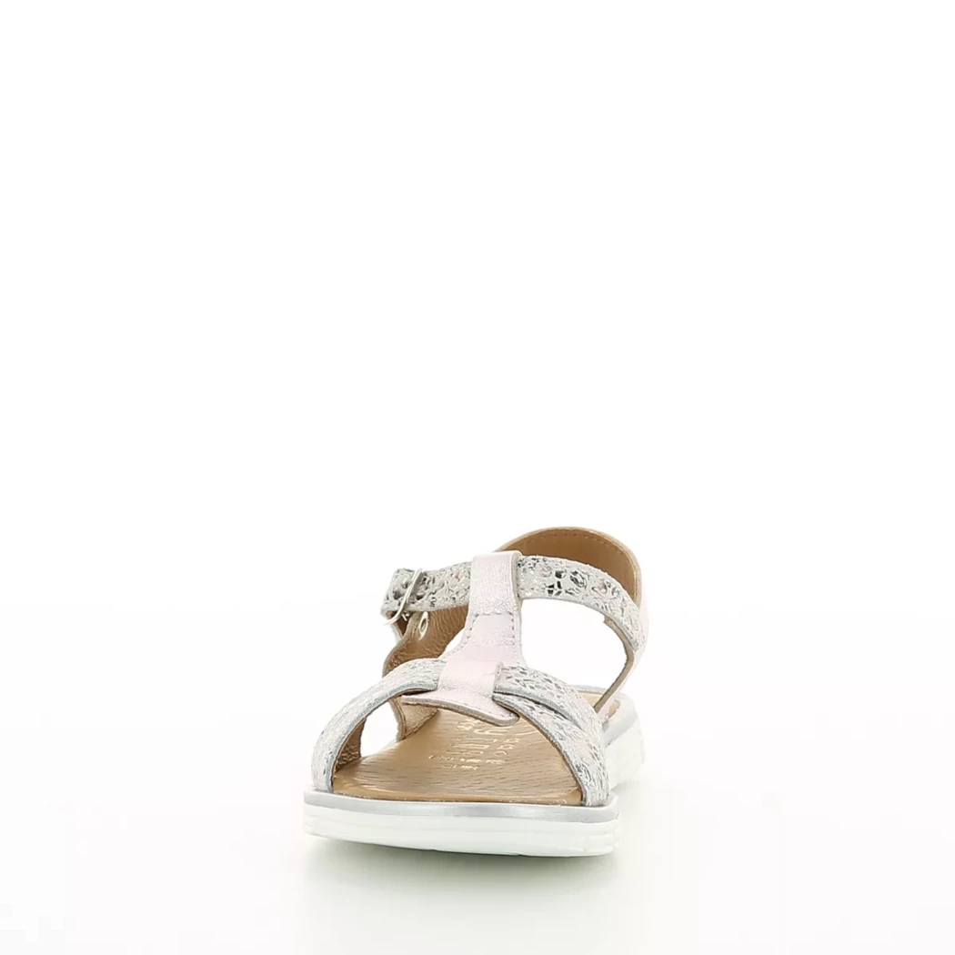 Image (5) de la chaussures Bellamy - Sandales et Nu-Pieds Rose en Cuir