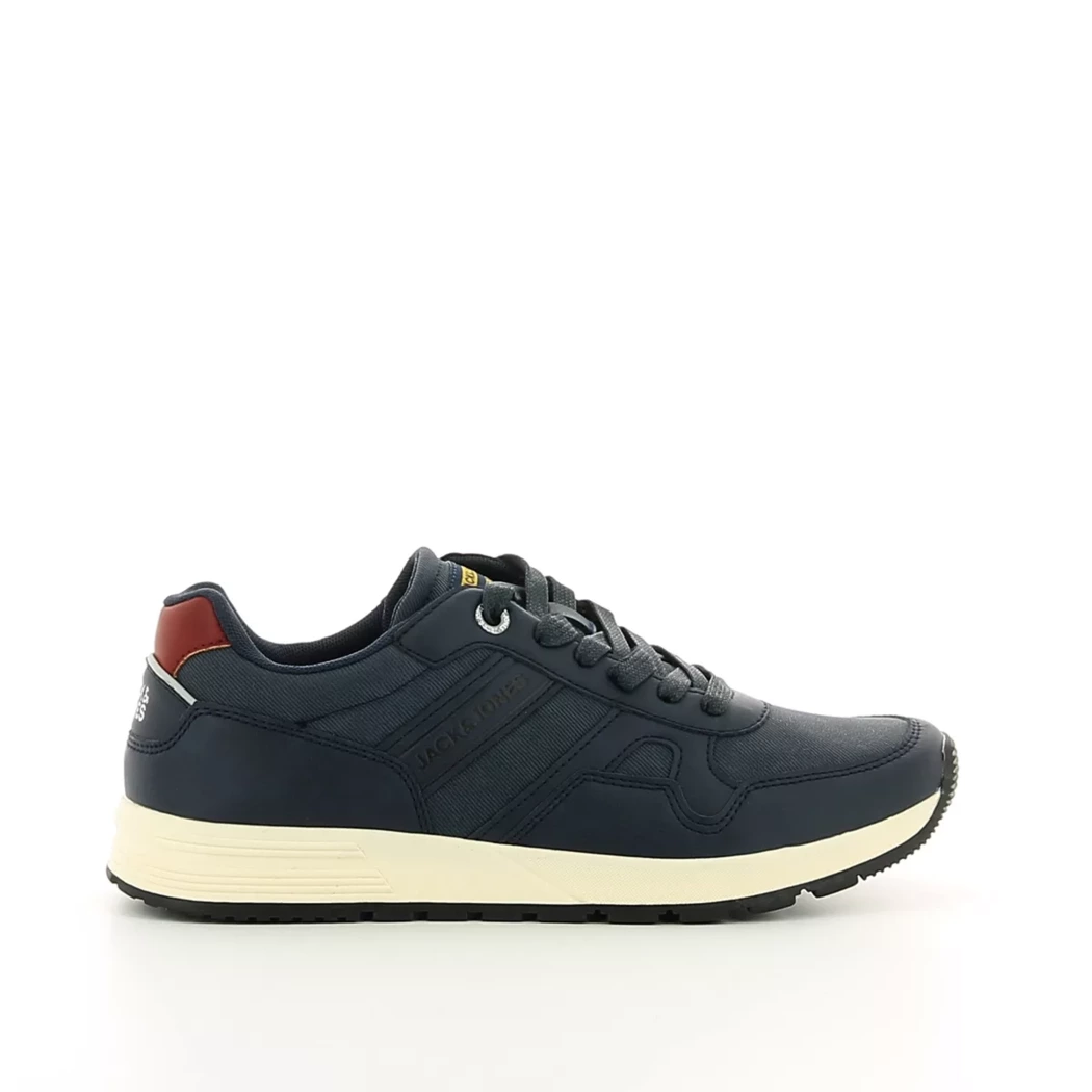 Image (2) de la chaussures Jack & Jones - Baskets Bleu en Cuir synthétique