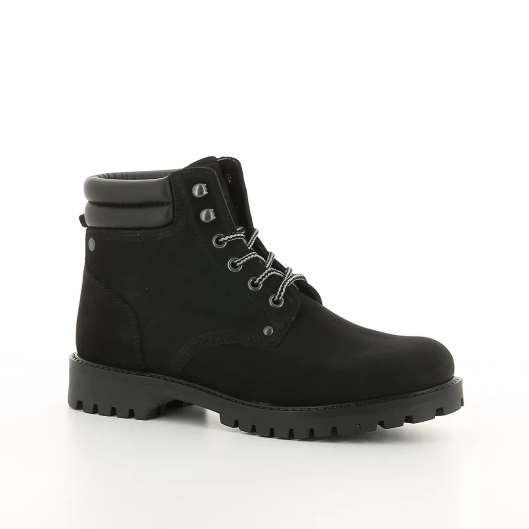 Image (1) de la chaussures Jack & Jones - Bottines Noir en Cuir nubuck