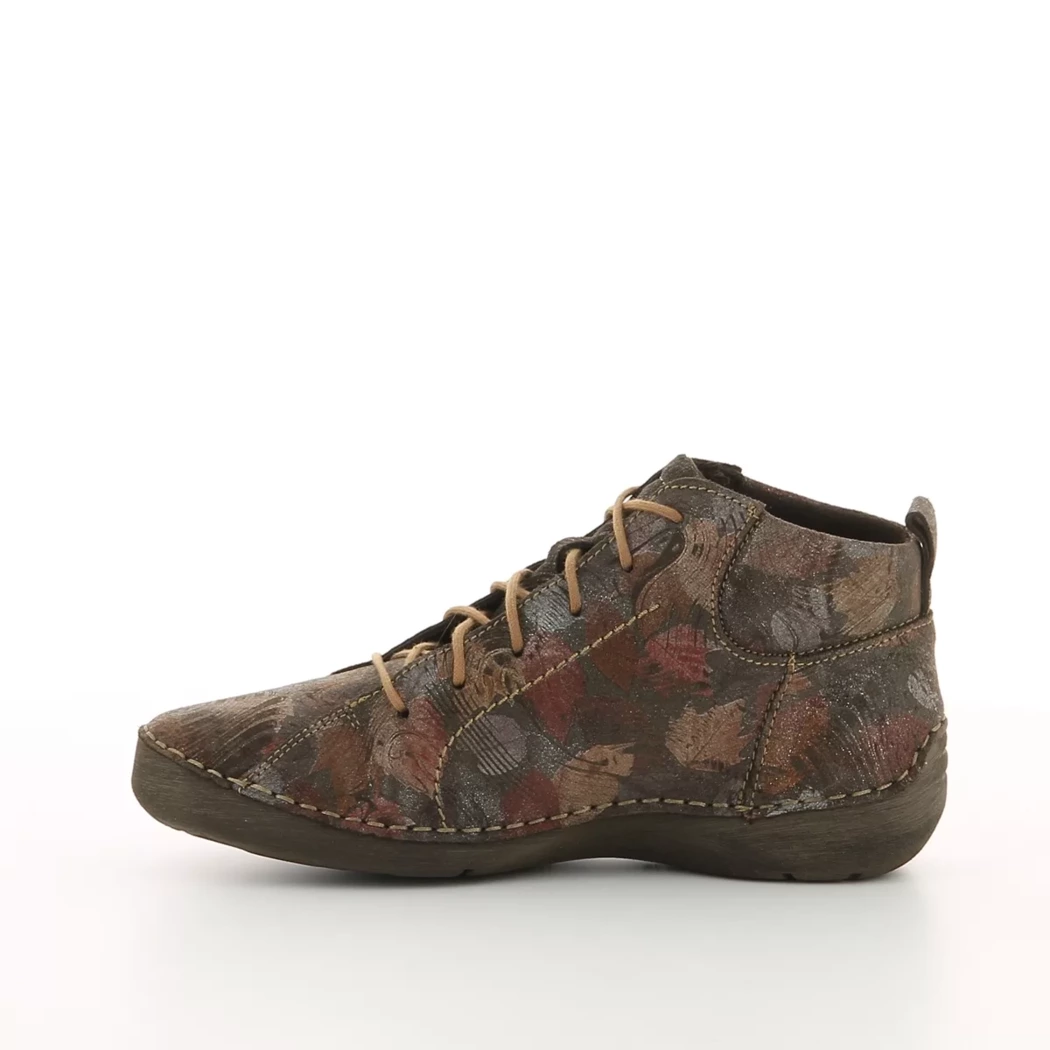 Image (4) de la chaussures Josef Seibel - Bottines Marron en Cuir nubuck