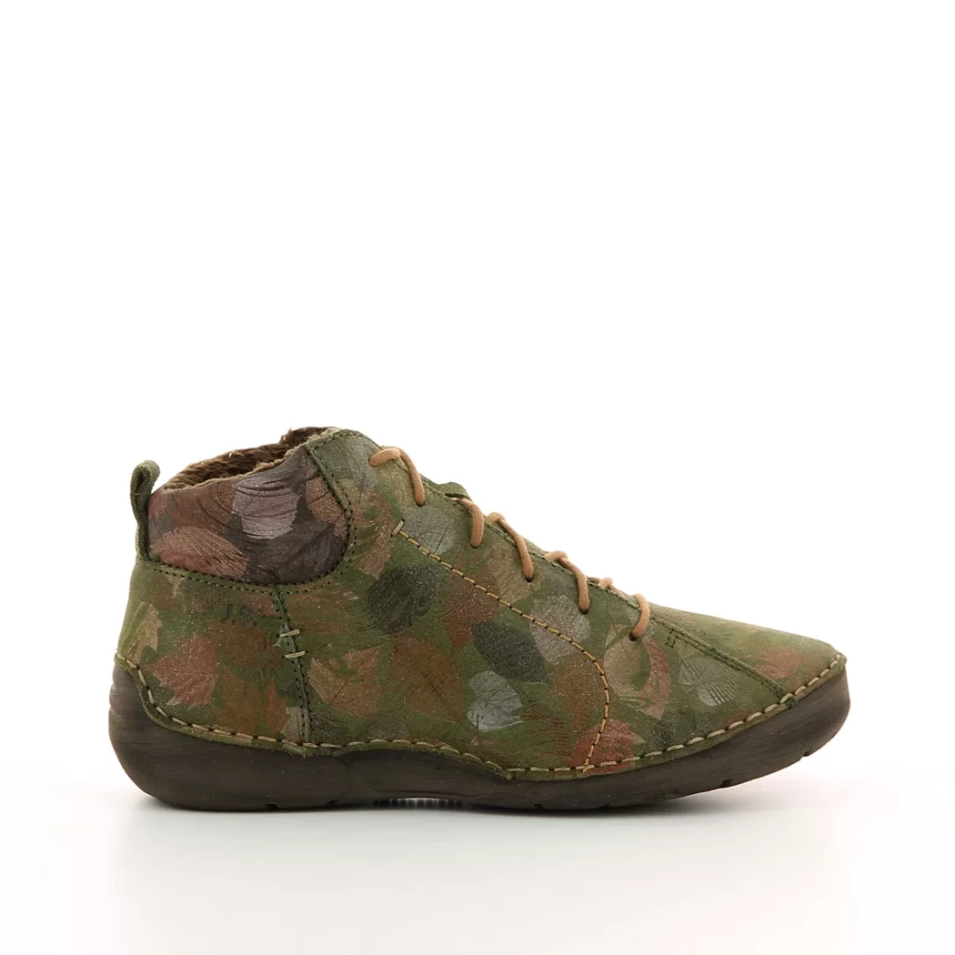 Image (2) de la chaussures Josef Seibel - Bottines Vert en Cuir nubuck